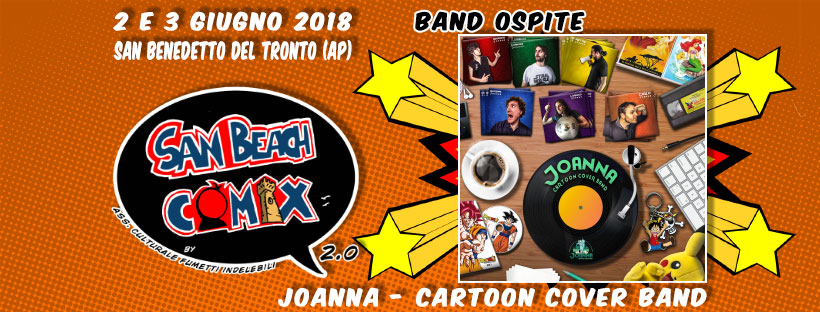 Band Ospite San Beach Comix 2018: Joanna - Cartoon Cover Band