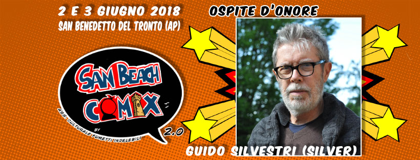 Ospite d’Onore San Beach Comix 2018: Guido Silvestri in arte Silver