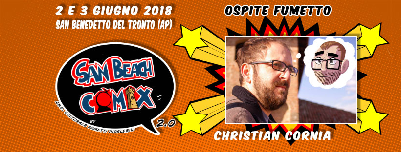 Ospite San Beach Comix 2018: Christian Cornia