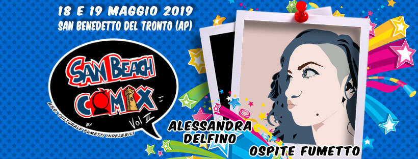 Ospite Fumetto San Beach Comix 2019: Alessandra Delfino
