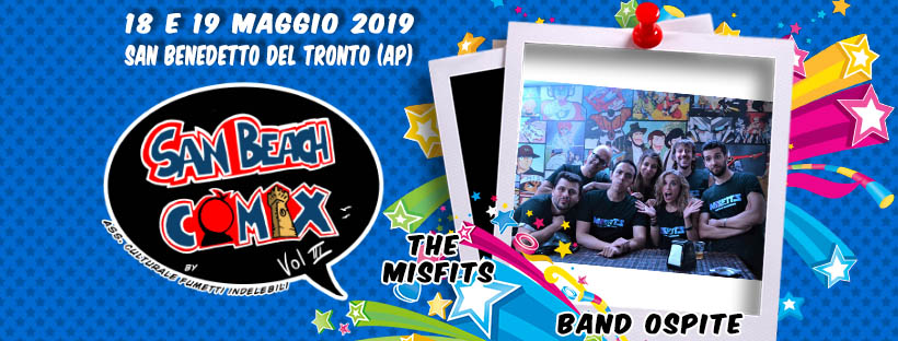Ospiti Musicali San Beach Comix 2019: The Misfits Cartoon Cover Band