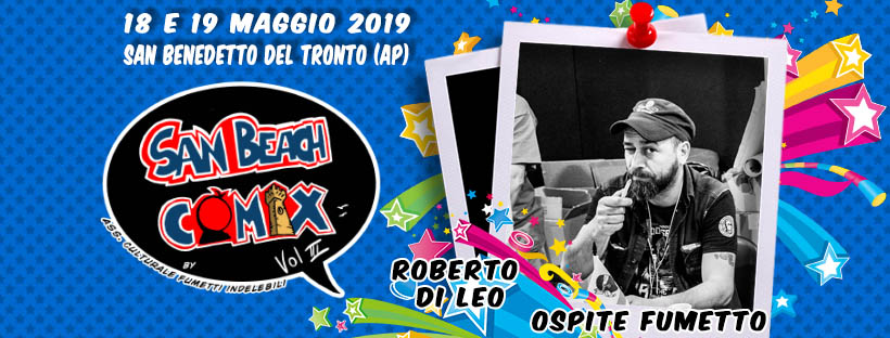 Ospite Fumetto San Beach Comix 2019: Roberto Di Leo