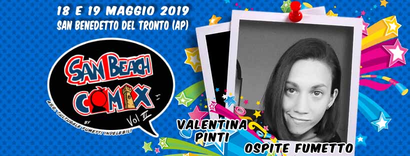 Ospite Fumetto San Beach Comix 2019: Valentina Pinti