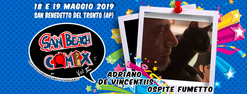 Ospite Fumetto San Beach Comix 2019: Adriano De Vincentiis