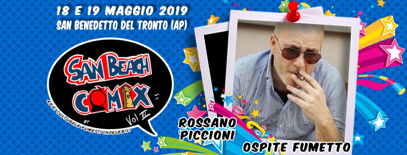 Ospite Fumetto San Beach Comix 2019: Rossano Piccioni