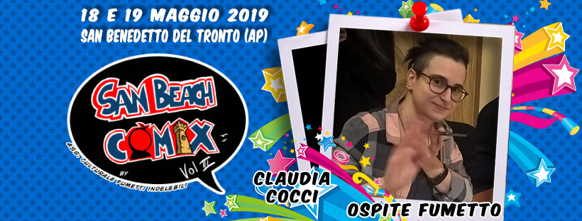 Ospite Fumetto San Beach Comix 2019: Claudia Cocci