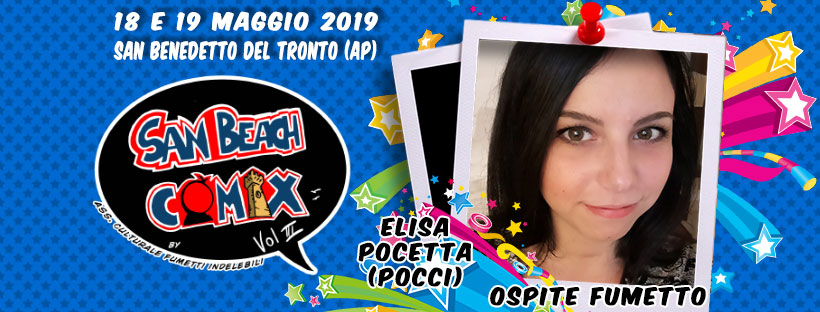 Ospite Fumetto San Beach Comix 2019: Elisa “Pocci” Pocetta