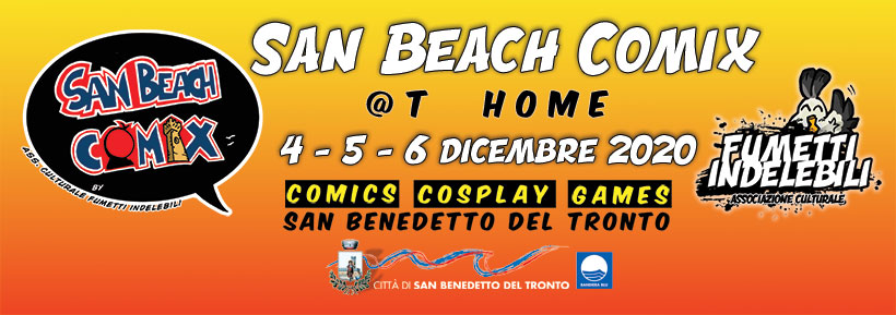San Beach Comix @t home – evento online in streaming