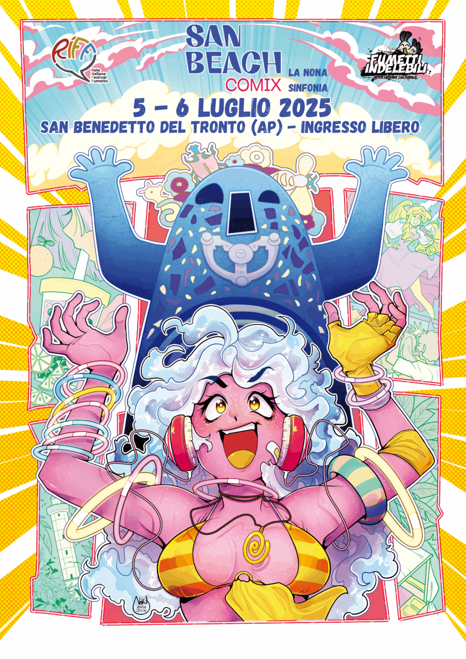 Manifesto san beach comix